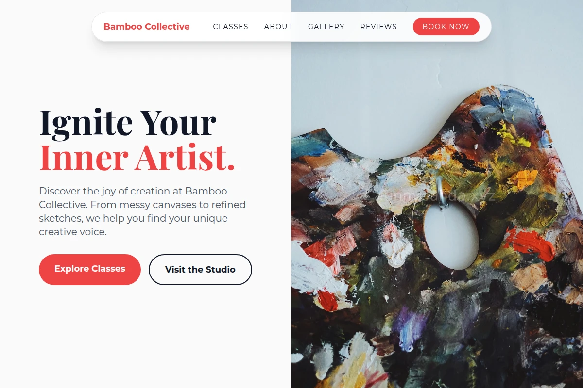 Vibrant Art Studio