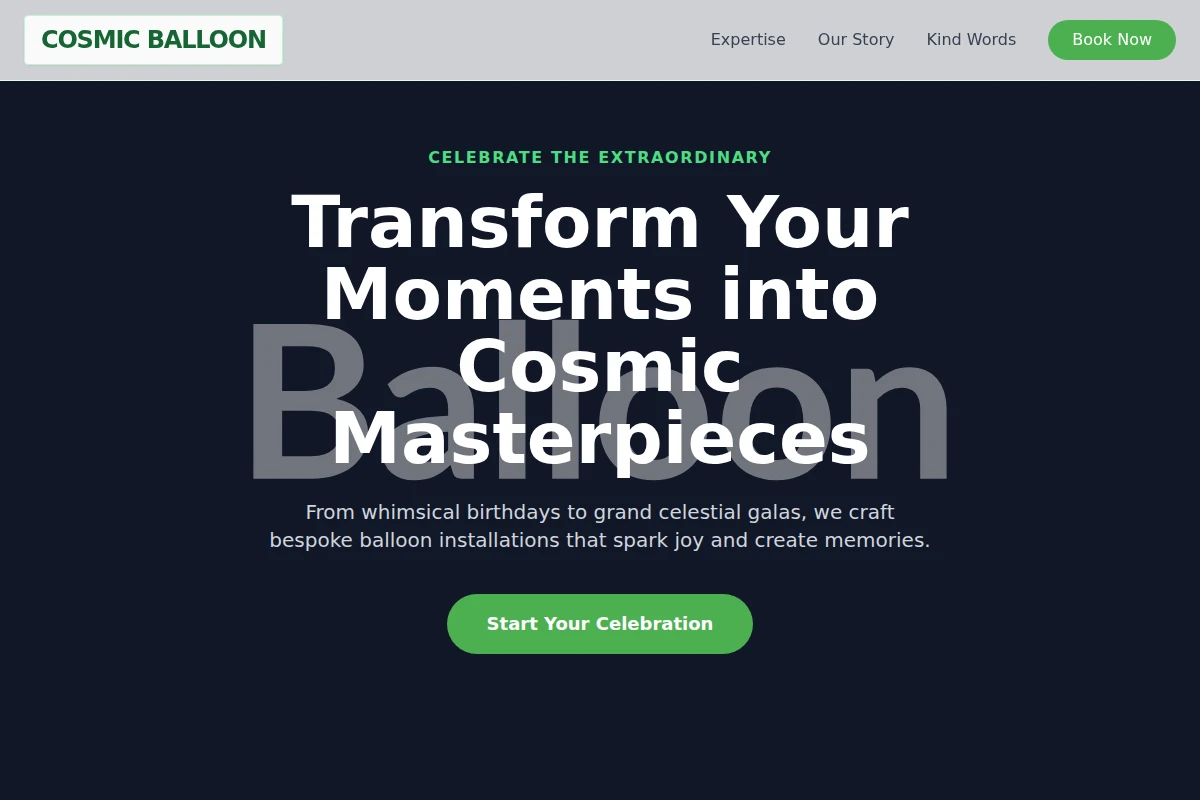 Cosmic Balloon