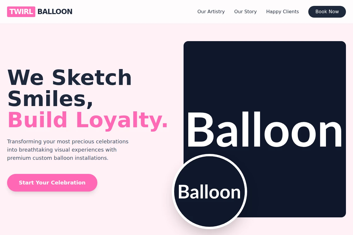 Twirl Balloon