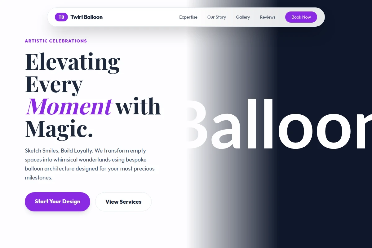Twirl Balloon