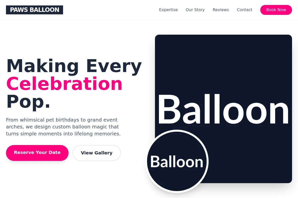 Paws Balloon