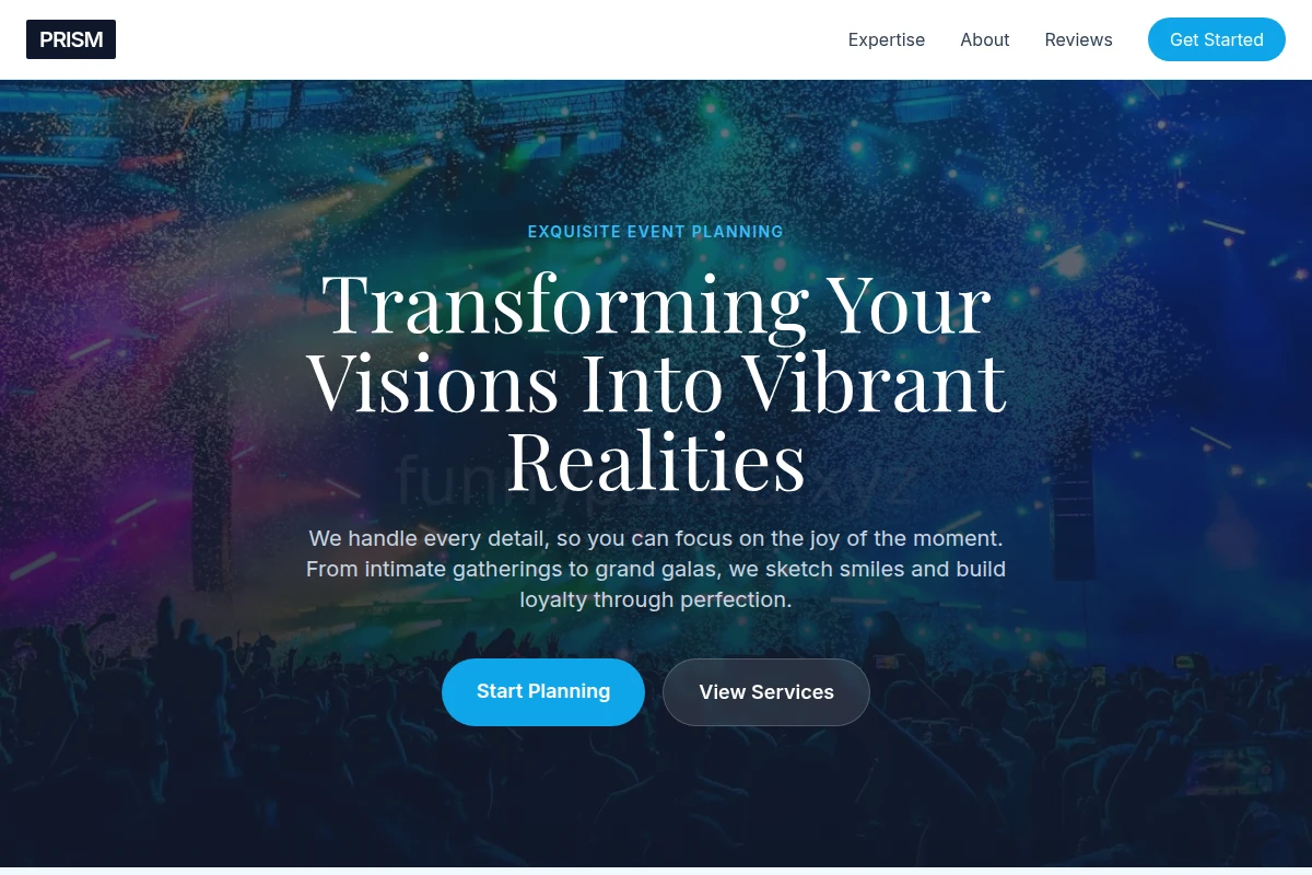 Prism Event Planning