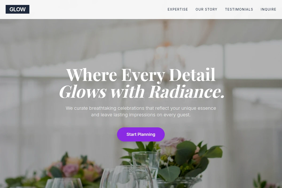 Glow Event Planning