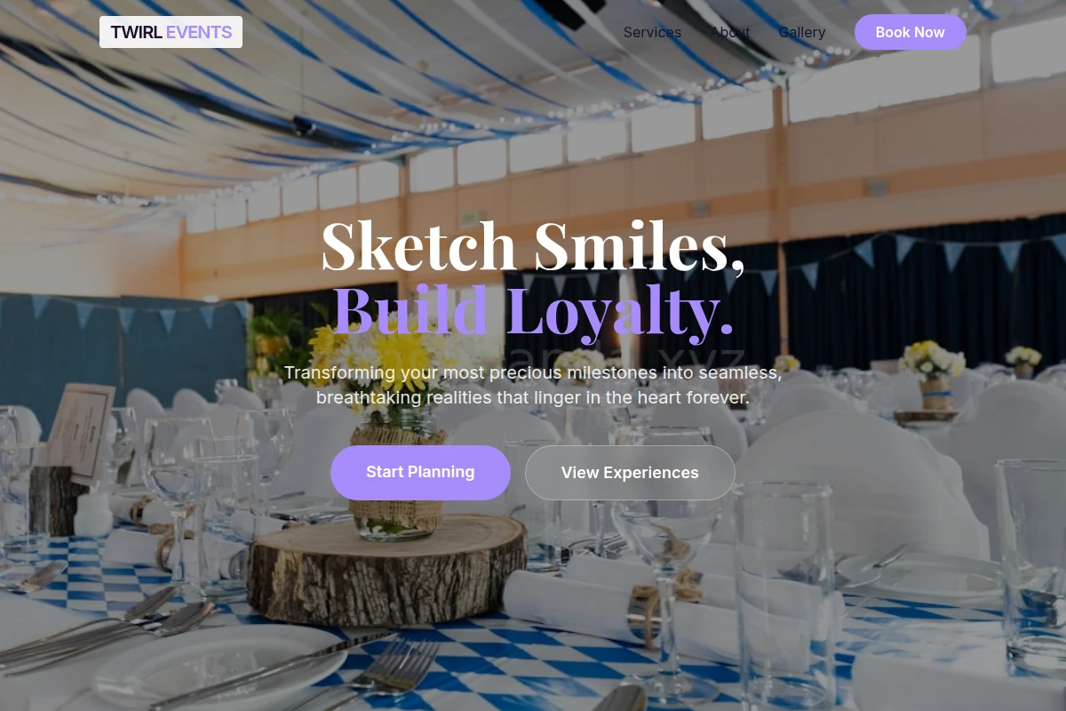 Twirl Event Planning