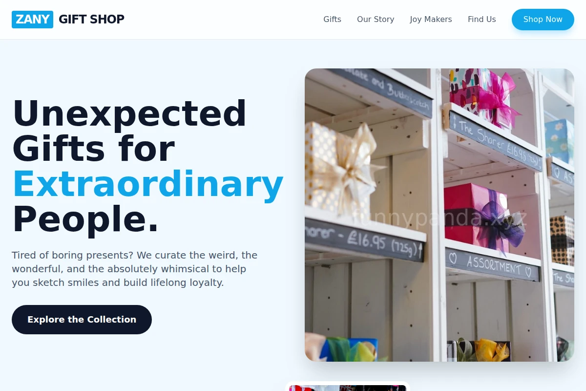 Zany Gift Shop